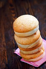 Image showing burger buns