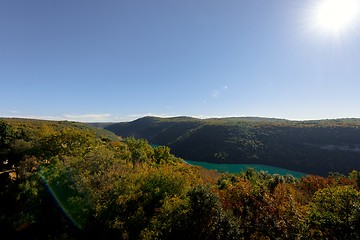 Image showing Large valley with fjord