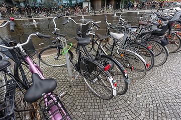 Image showing Bicycle on the road