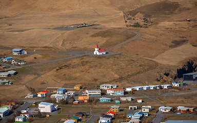 Image showing Small village of Vik