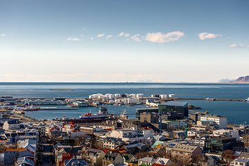 Image showing Reykjavik from above