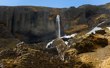 Image showing Waterfall in Iceland