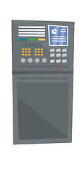 Image showing Industrial control panel vector illustration.