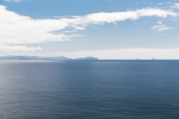 Image showing view to ocean at wild atlantic way in ireland