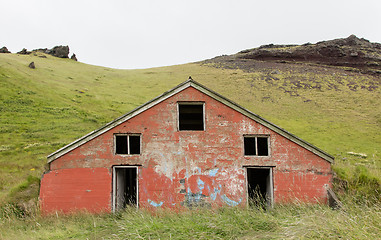 Image showing Old abandoned farmhouse