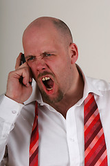 Image showing yelling man