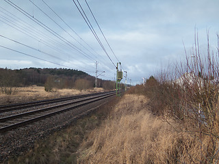 Image showing the railroad to Gothenburg