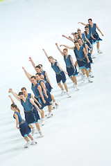 Image showing Team Skating Graces in the line