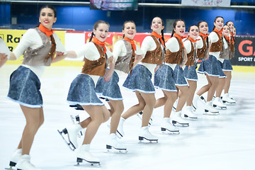 Image showing Team Spain in line