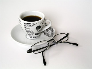 Image showing Coffee and Glasses