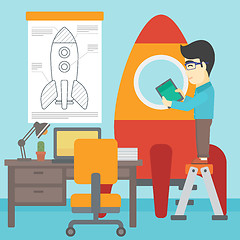 Image showing Business start up vector illustration.