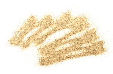 Image showing sand on white