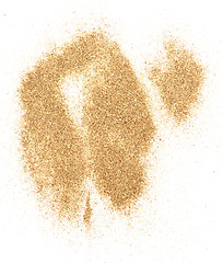 Image showing sand on white