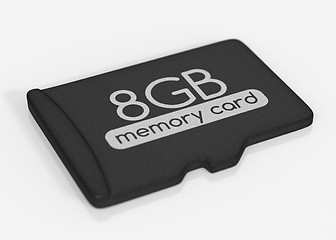 Image showing MicroSD memory card. 