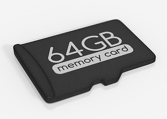 Image showing MicroSD memory card.