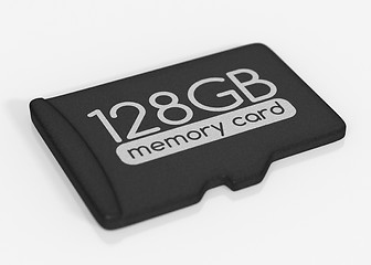 Image showing MicroSD memory card.