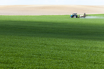 Image showing tractor in the field