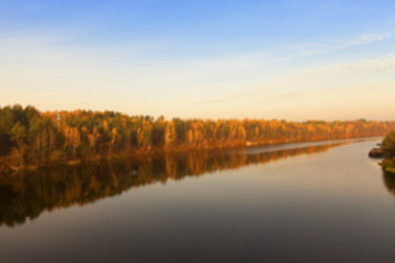 Image showing river in autumn season