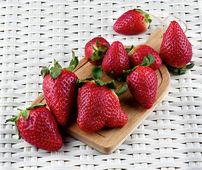 Image showing Fresh Ripe Strawberries