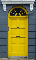 Image showing Colorful door in Dublin, Ireland