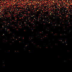 Image showing Red Confetti Isolated