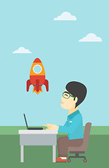 Image showing Business start up vector illustration.