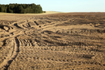 Image showing plowed agricultural field