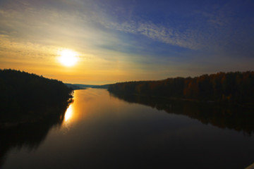 Image showing river in autumn season