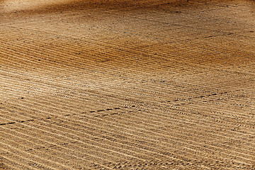 Image showing plowed agricultural field