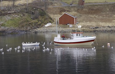 Image showing Fishermans boat