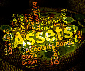 Image showing Assets Words Means Holdings Property And Estate