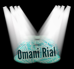 Image showing Omani Rial Means Foreign Exchange And Currency