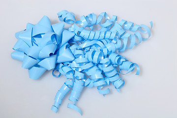 Image showing blue ribbon