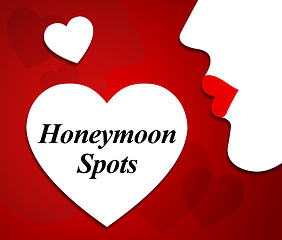 Image showing Honeymoon Spots Indicates Romantic Getaway And Location