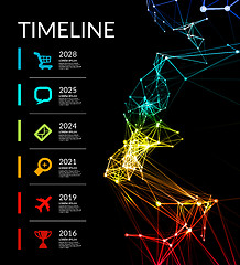 Image showing Timeline infographic vector illustration