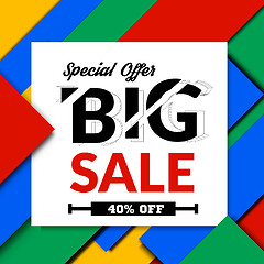 Image showing Big sale design