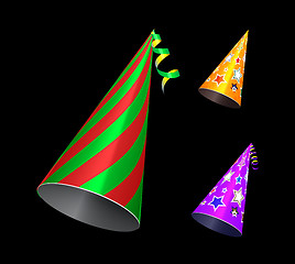 Image showing Party hat vector illustration