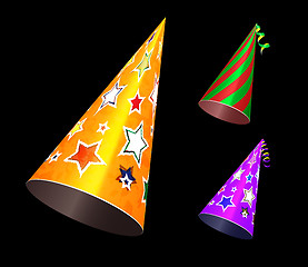 Image showing Party hat vector illustration