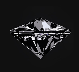 Image showing Diamond in front view. Vector illustration