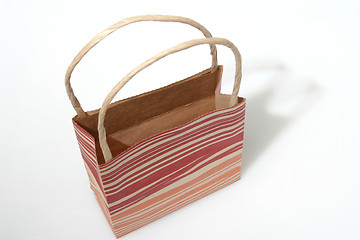 Image showing red paper bag