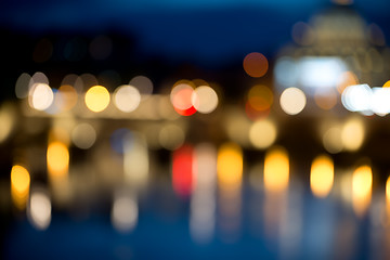 Image showing Bokeh background of Vatican