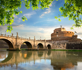 Image showing Castle and bridge of Angels 