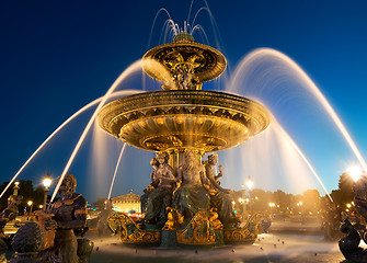 Image showing Fountain des Mers