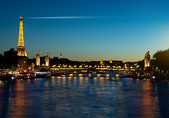 Image showing Evening in Paris