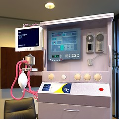 Image showing Modern hospital equipment