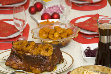 Image showing xmas dinner