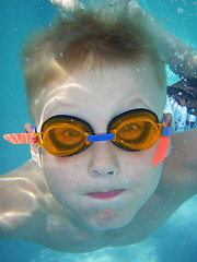 Image showing underwater portrait