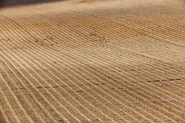 Image showing plowed agricultural field