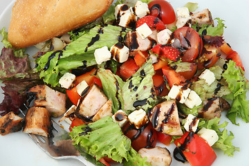 Image showing chickenbreast salad