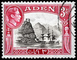 Image showing Capture of Aden Stamp